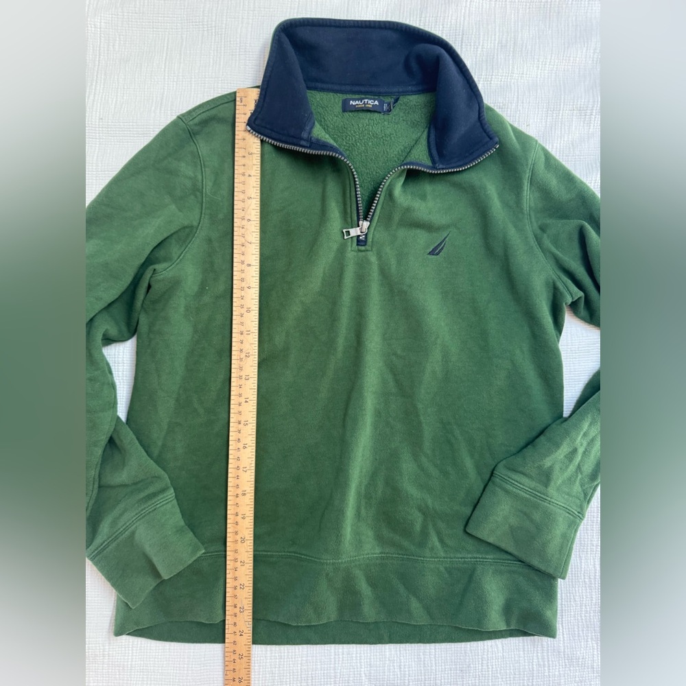 Nautica men’s pullover sweater quarter zip fleece size small - Picture 2 of 5